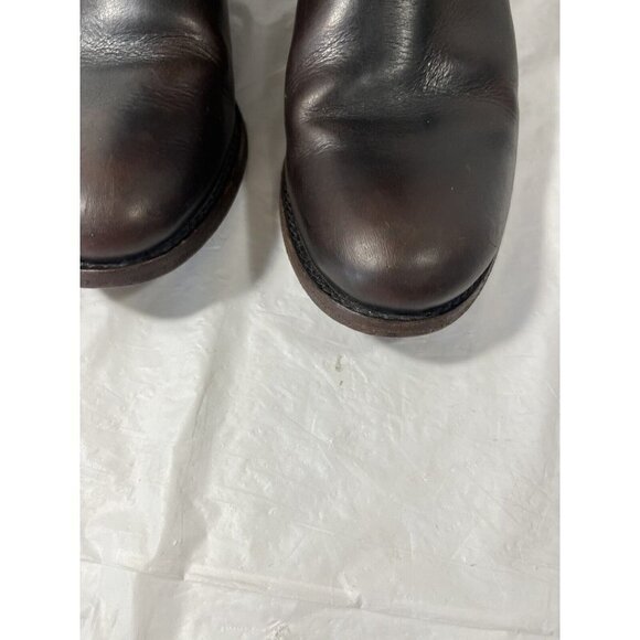 FRYE Melissa Harness Inside Zip Tall Brown Leather Boots Sz 6 B 76929 $438 - Picture 15 of 16